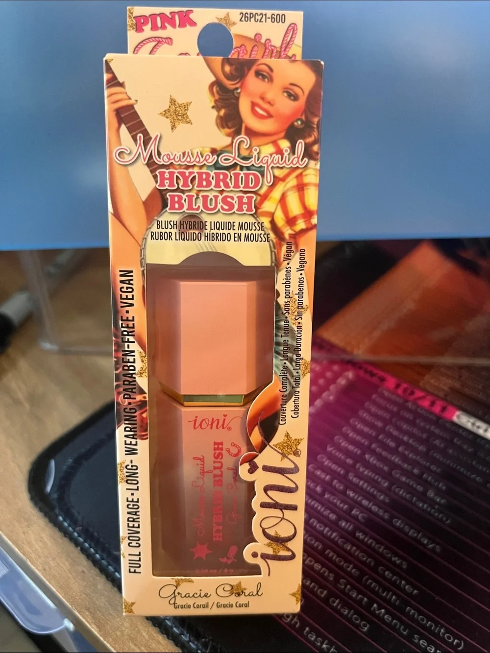 Ioni Mousse Liquid Hybrid Blush — Coral Pink